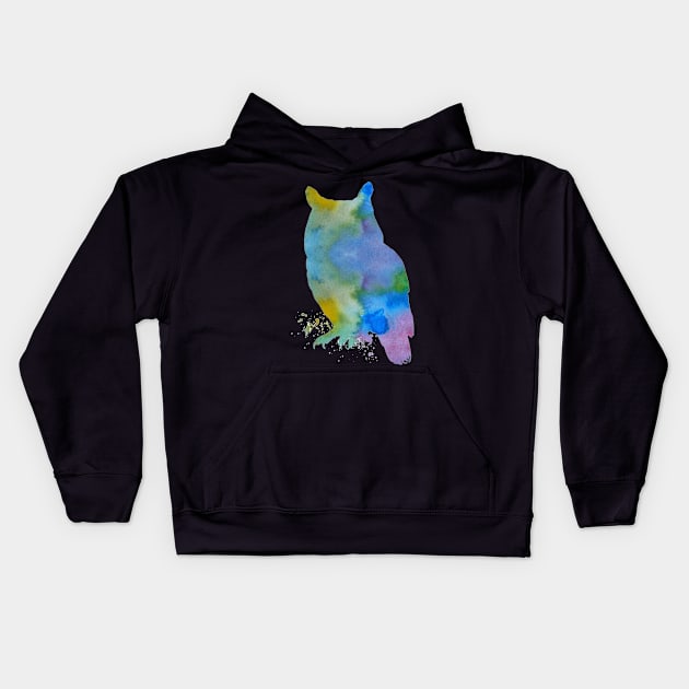 Owl Kids Hoodie by TheJollyMarten